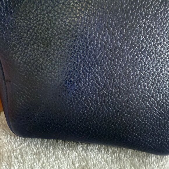 Portland Leather AP Large Cobalt Seashell Pouch - Brand New - Picture 8 of 8